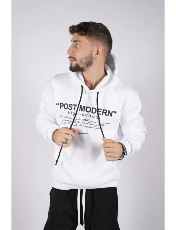 Adon Milano - Post Modern - Hoodie - White Adon Milano - Post Modern - Hoodie - White