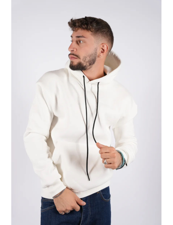 Adon Milano - Up Gent - Hoodie - White Adon Milano - Up Gent - Hoodie - White